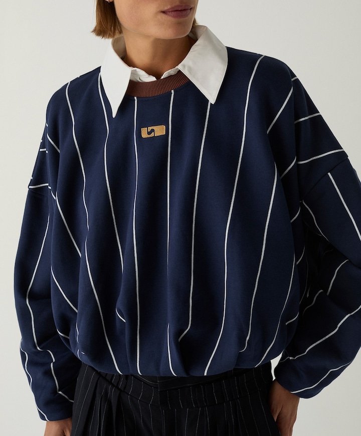 Dames sweater blauw