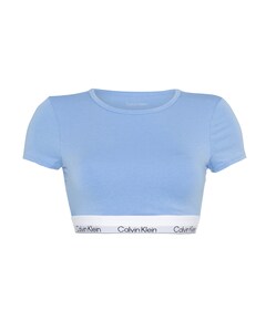 Dames pyjamatop blauw