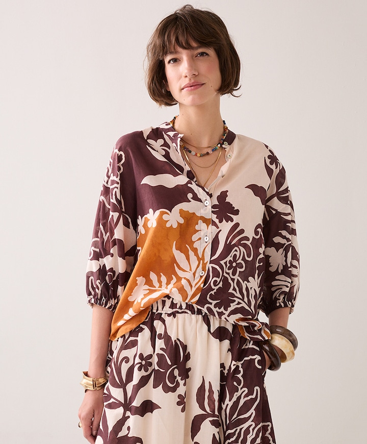 Dames blouse multicolor