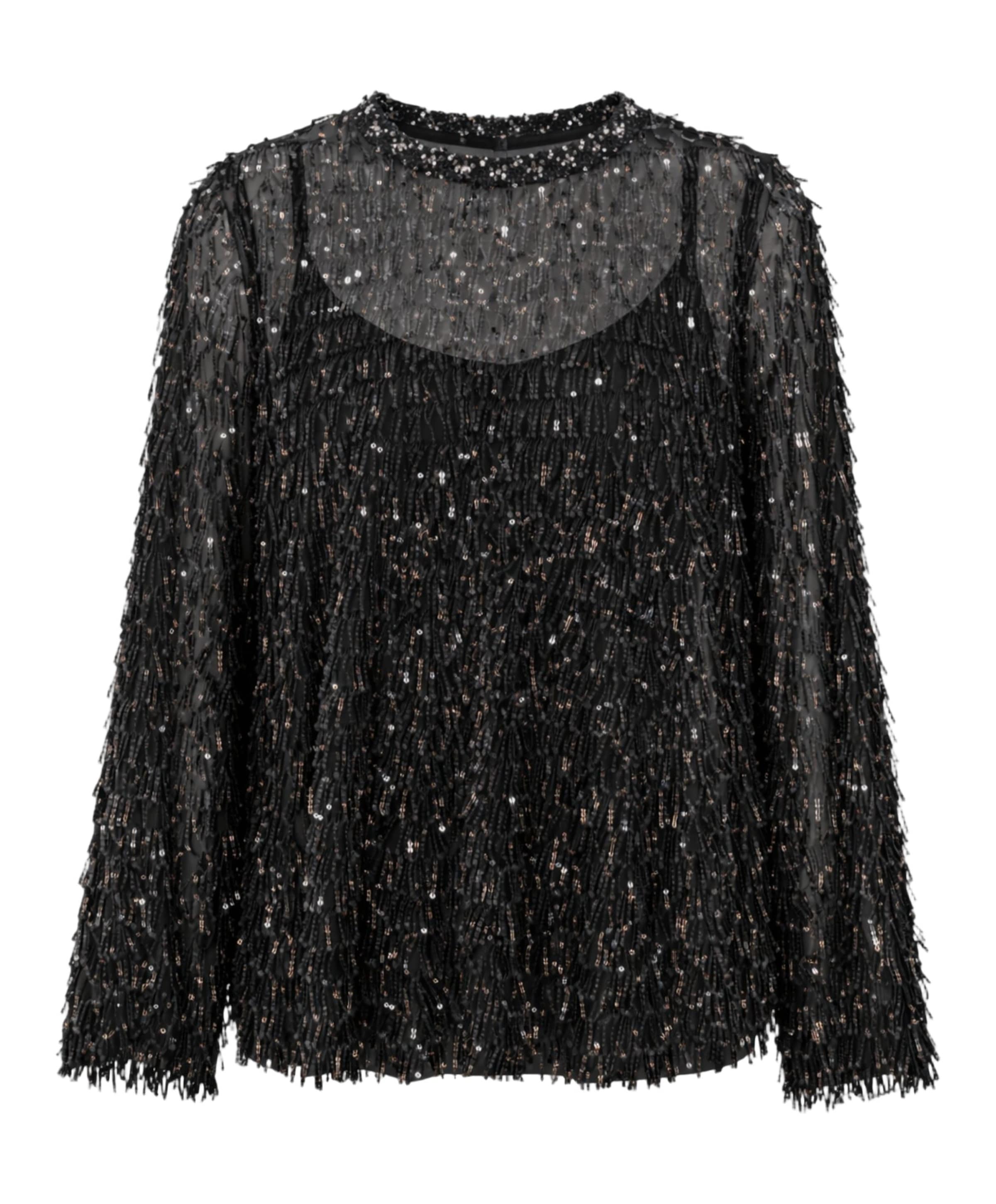 Dames top zwart
