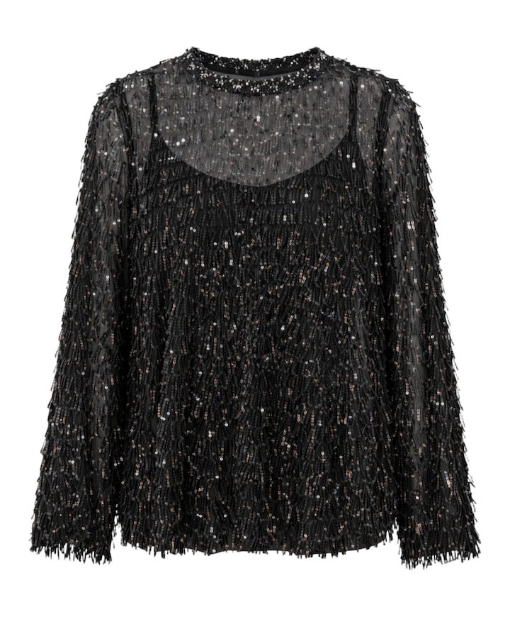 Dames top zwart