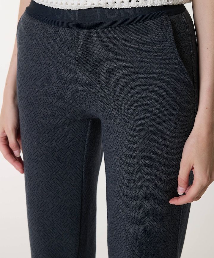Jenny Wide Leg dames broek blauw