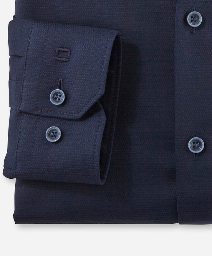Overhemd lange mouw blauw