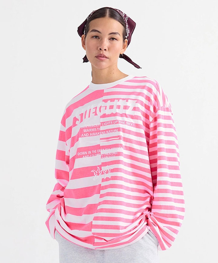 Dames longsleeve roze
