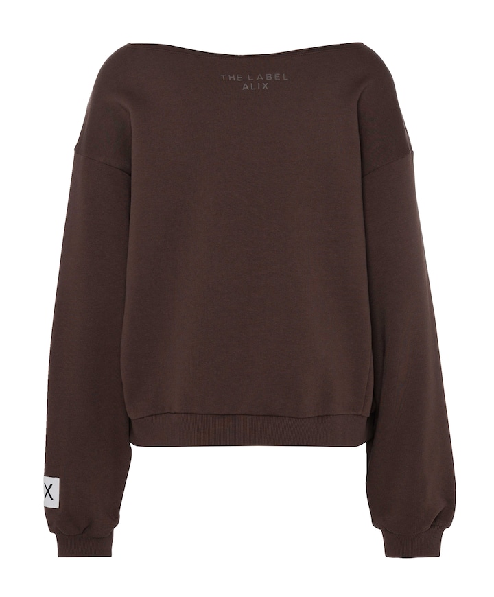Dames sweater bruin