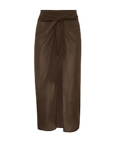 Dames pareo bruin