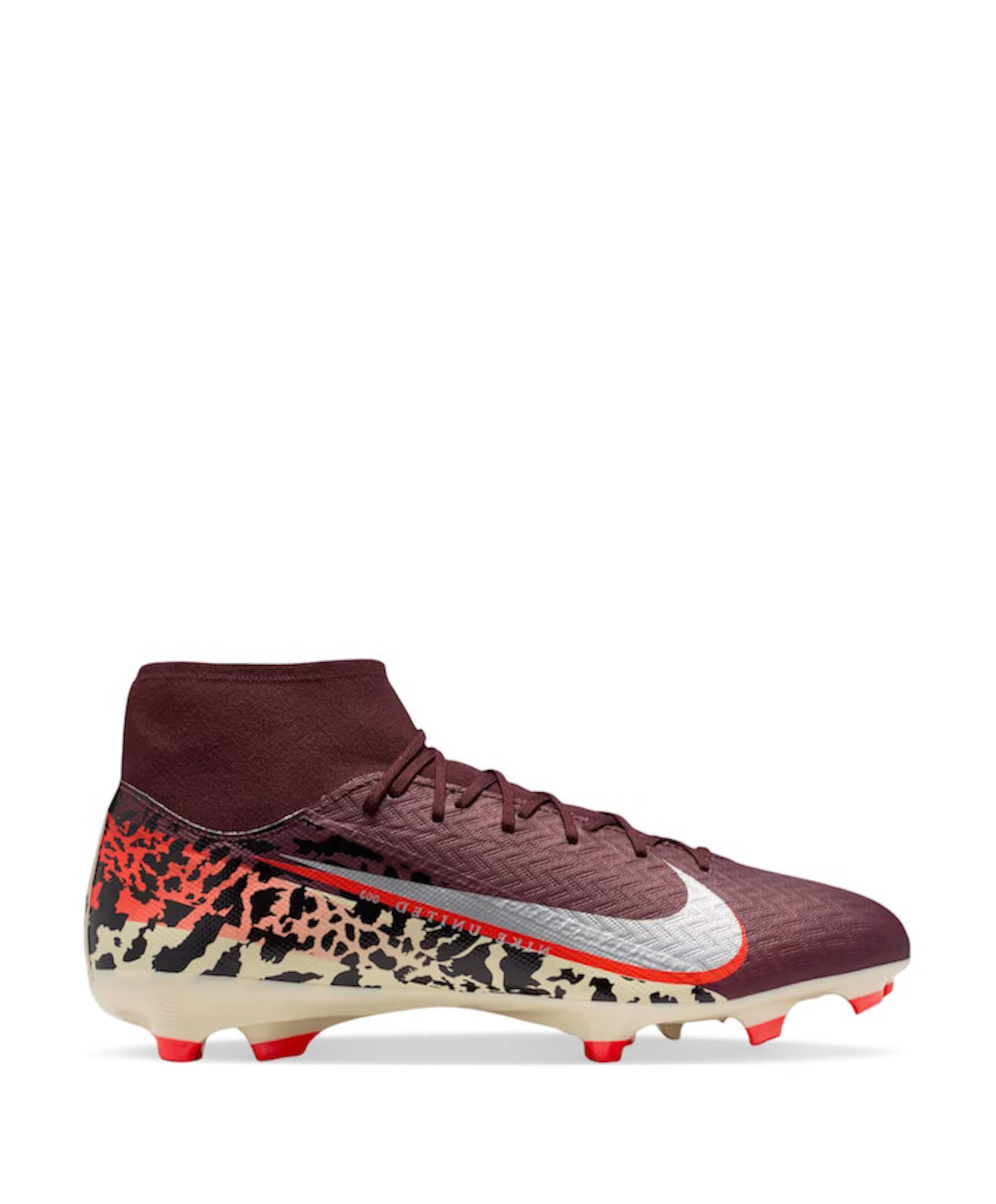 Zm Superfly 10 Acdmy Fg/mg Nu3 heren voetbalschoenen bordeaux