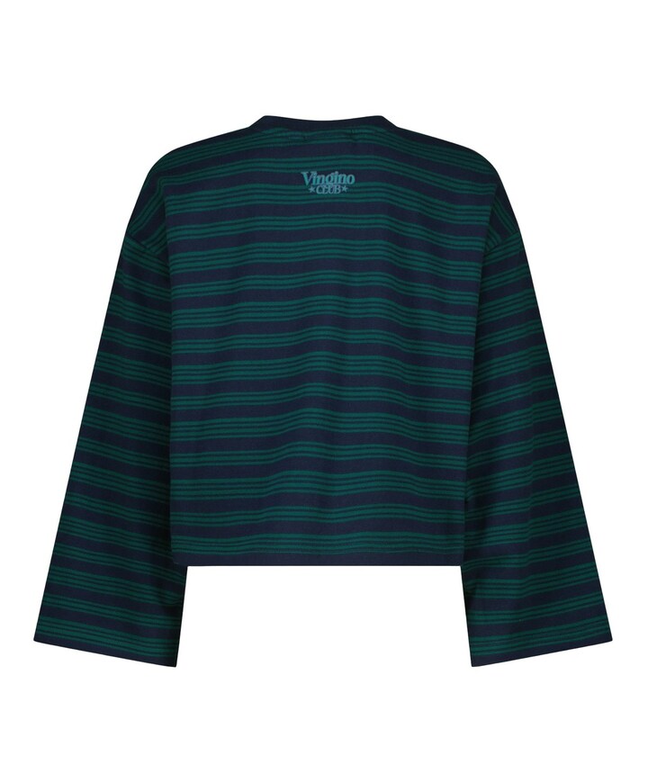 Meisjes longsleeve blauw