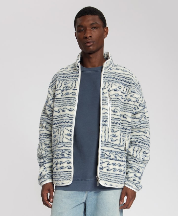 Heren vest ecru