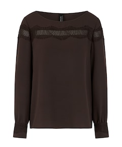 Dames blouse bruin