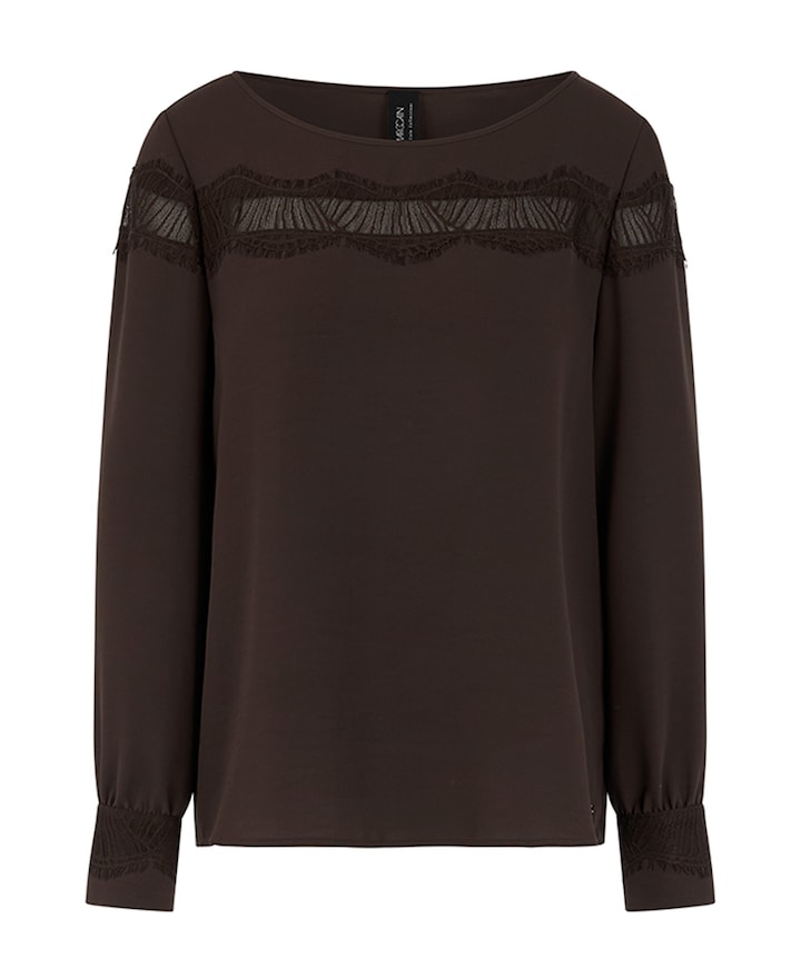 Dames blouse bruin