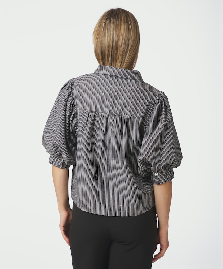 Dames blouse grijs