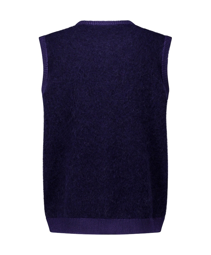 Dames gilet blauw