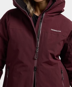 Dames jas bordeaux