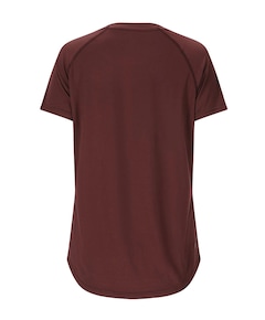 Dames t-shirt bordeaux
