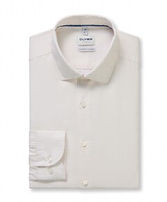 Heren overhemd lange mouw ecru