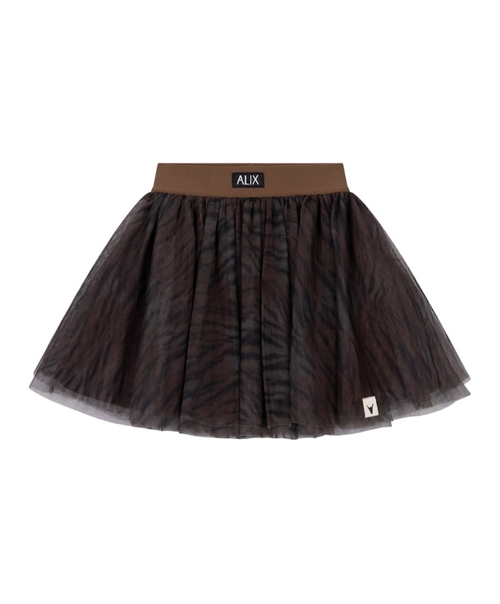 Meisjes rok bruin