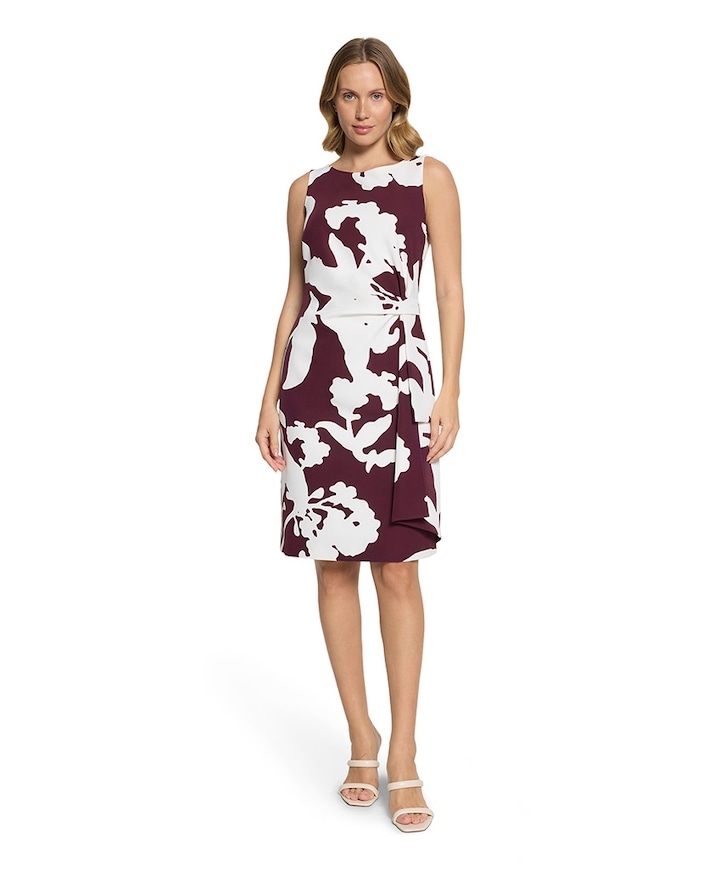 Dames jurk bordeaux