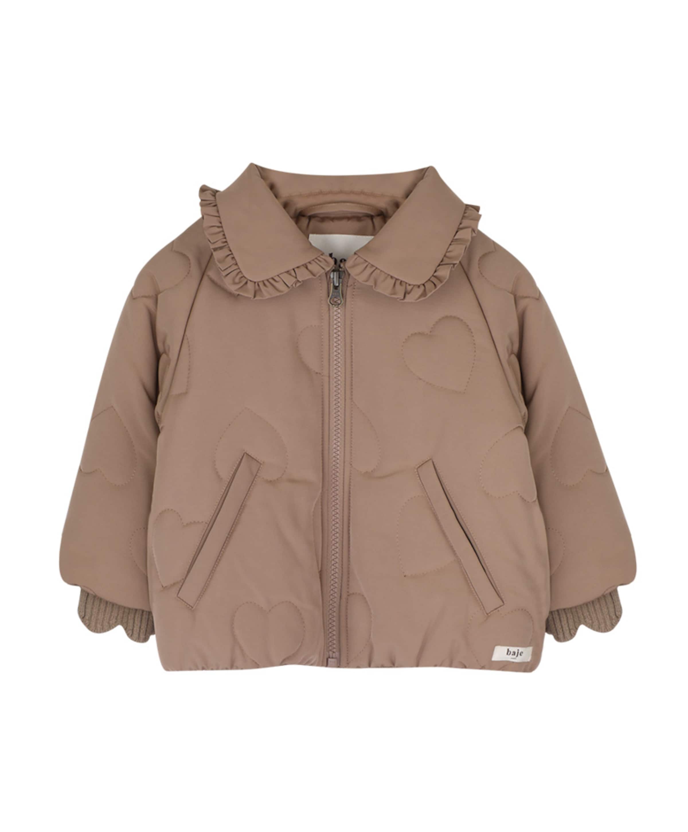 Meisjes jas beige