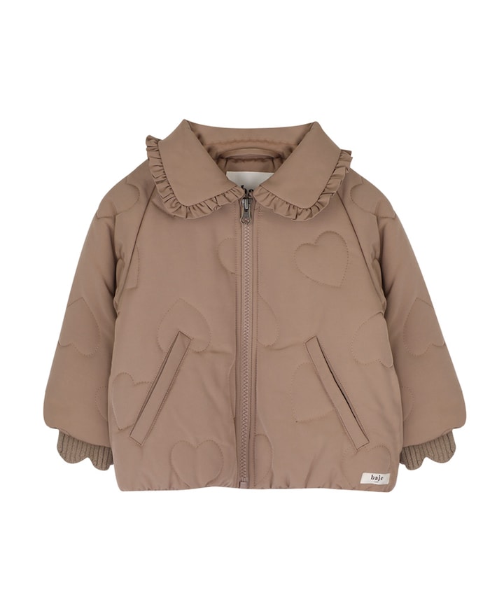Meisjes jas beige