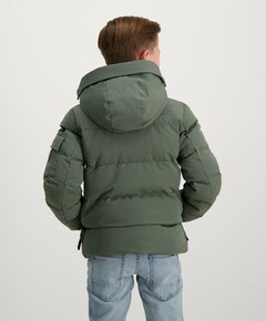 Jongens jas groen