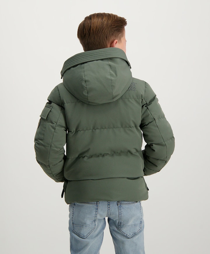 Jongens jas groen