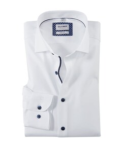 Heren overhemd lange mouw wit