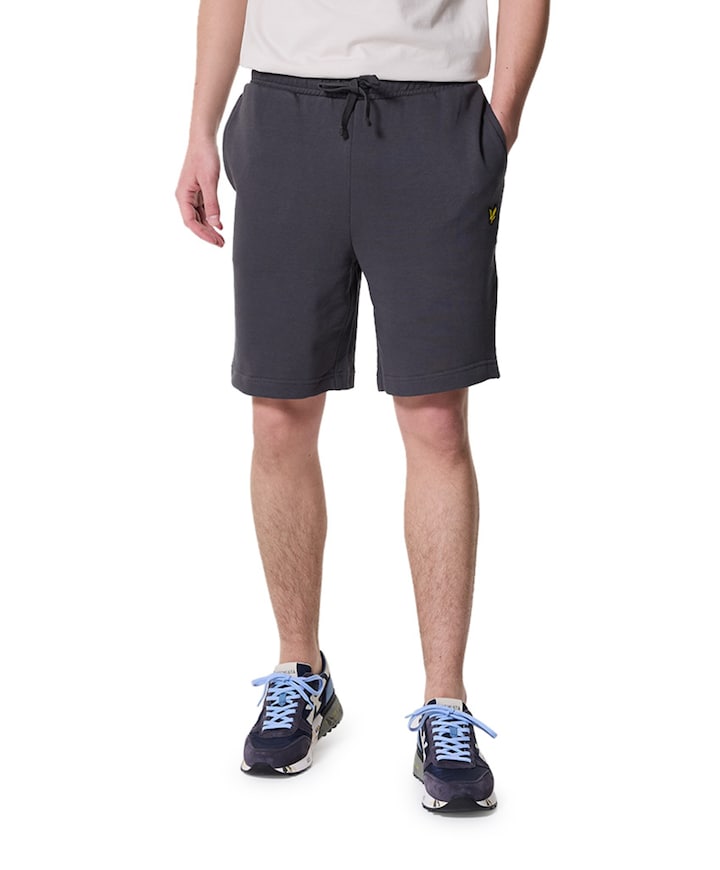 Sweat short heren korte broek grijs