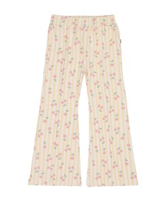 Flared meisjes broek oranje