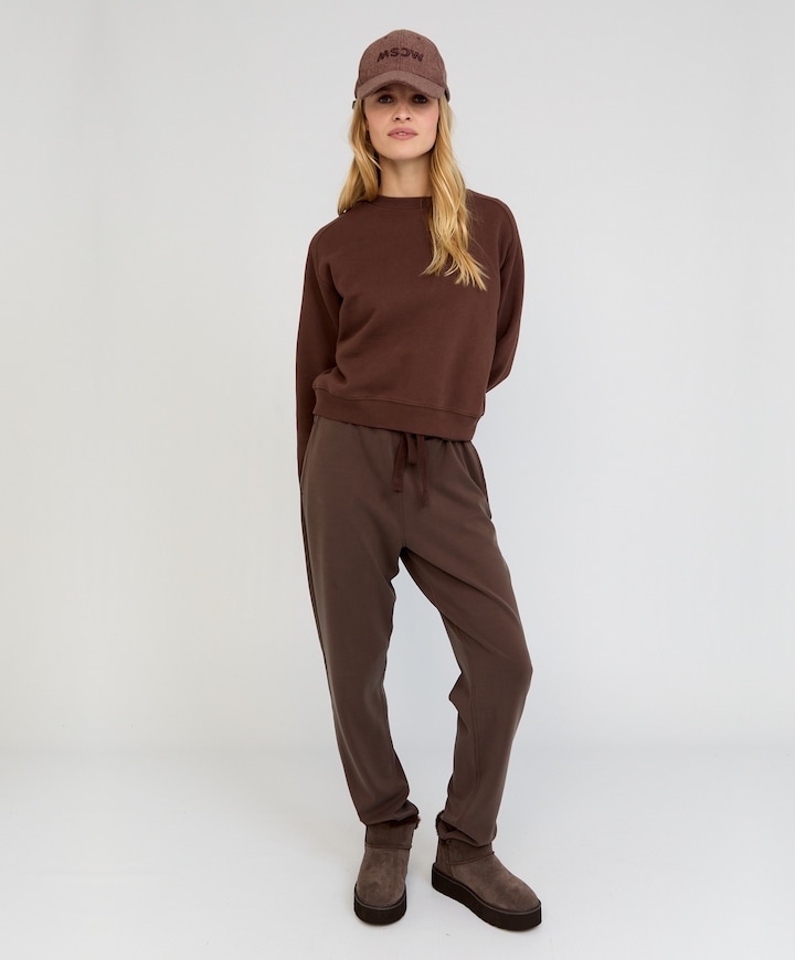 Dames sweater paars