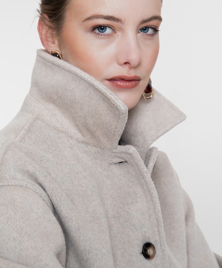 Dames gilet grijs