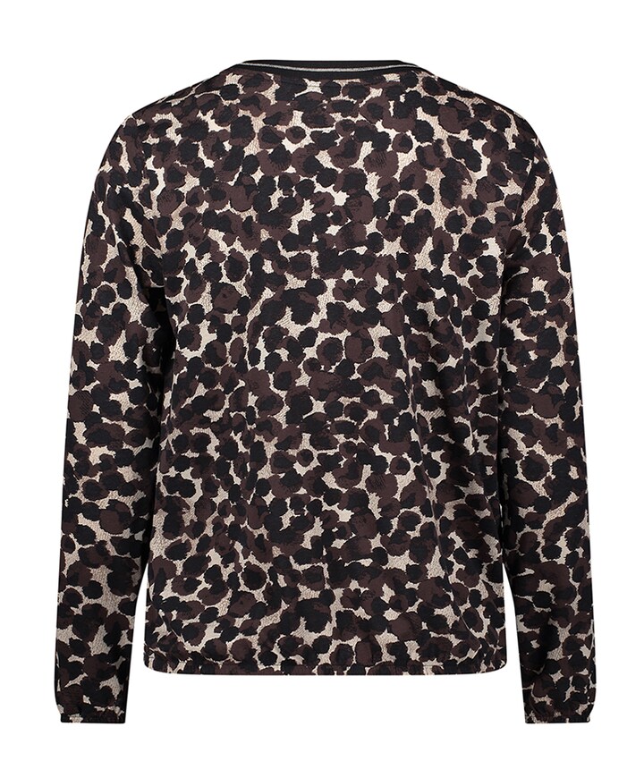 Dames longsleeve bruin