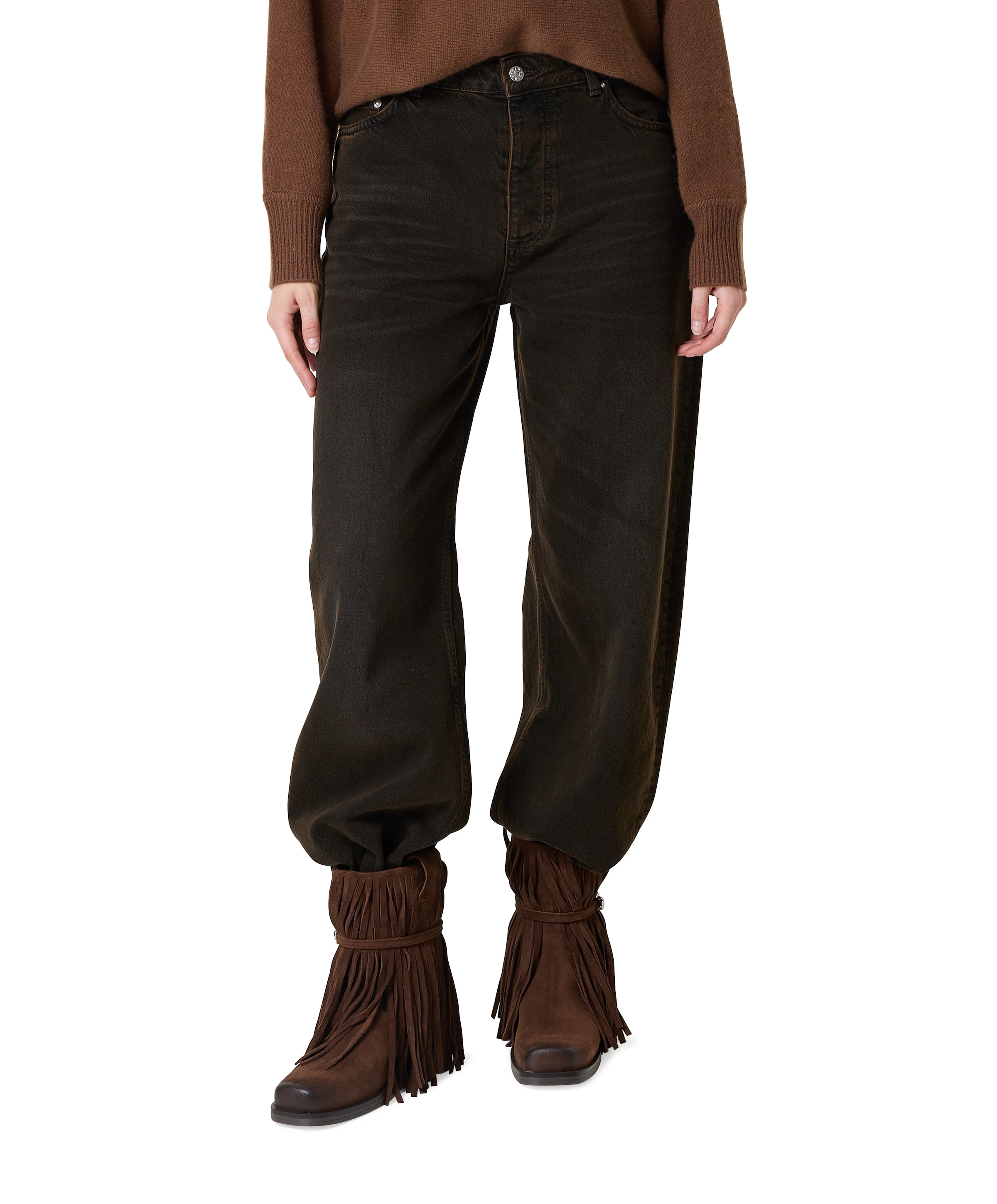 Lulu Denim dames jeans bruin
