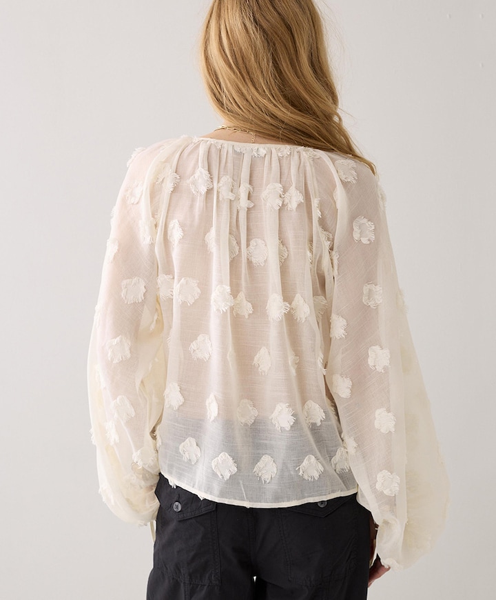 Dames blouse ecru