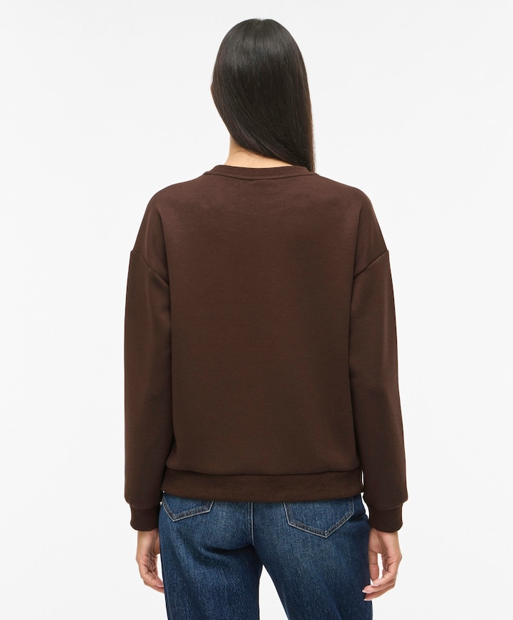 Dames sweater bruin