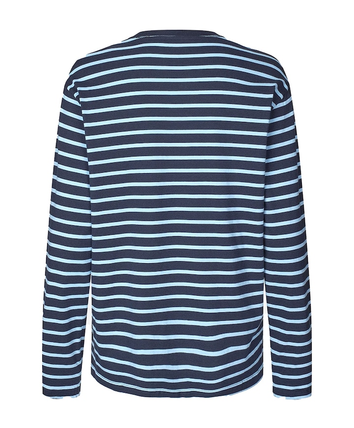 Dames longsleeve blauw