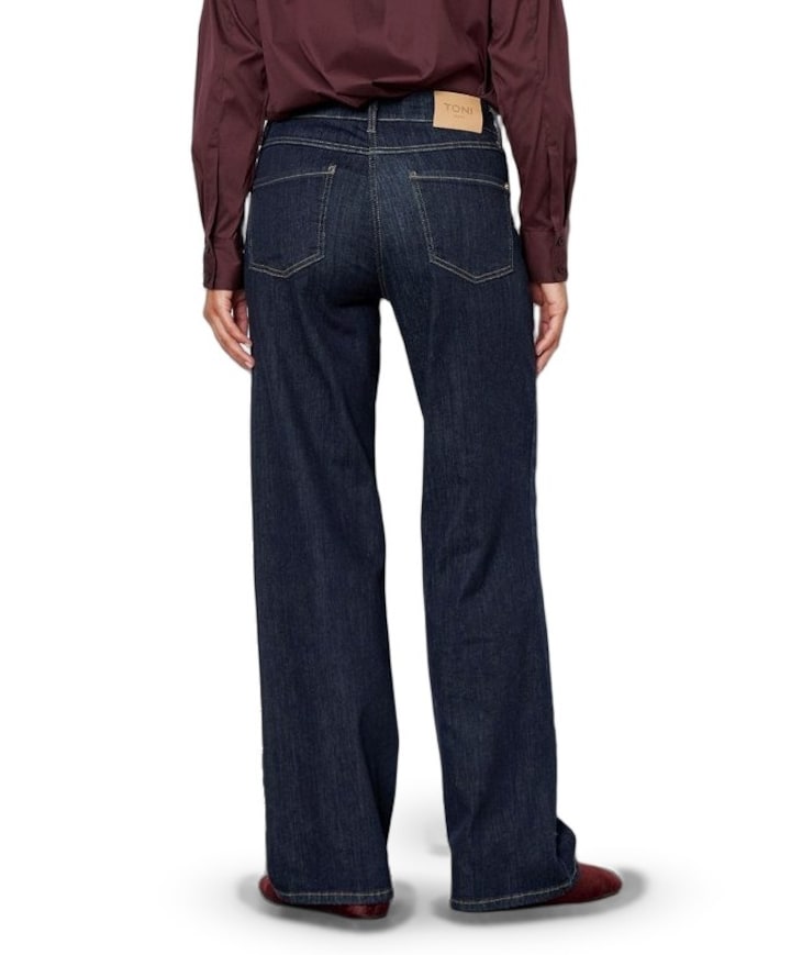 Liv New Wide dames jeans blauw