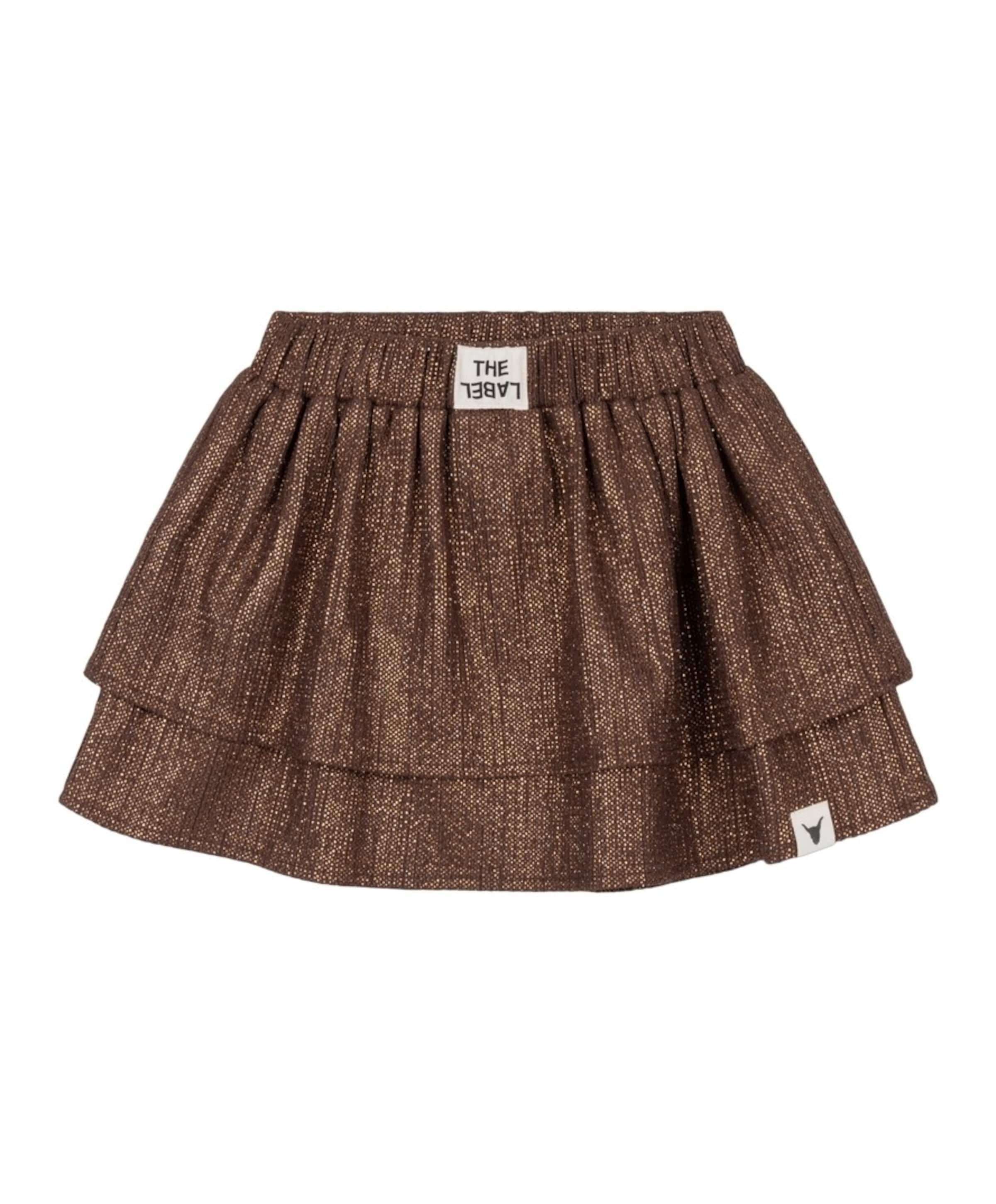 Meisjes rok bruin