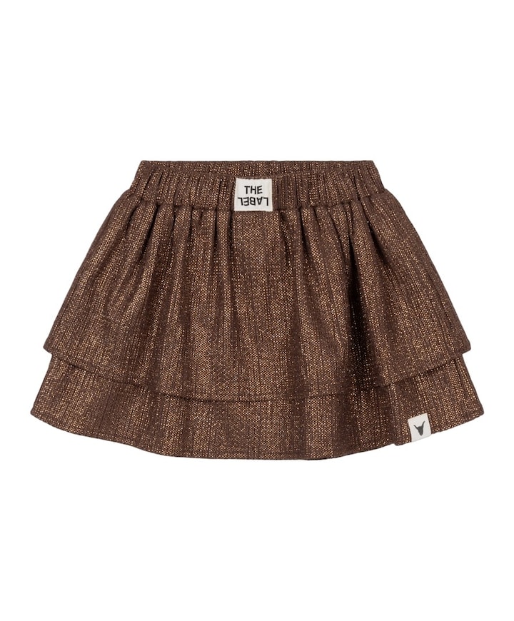 Meisjes rok bruin