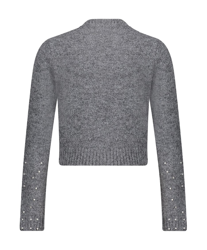 Meisjes vest grijs