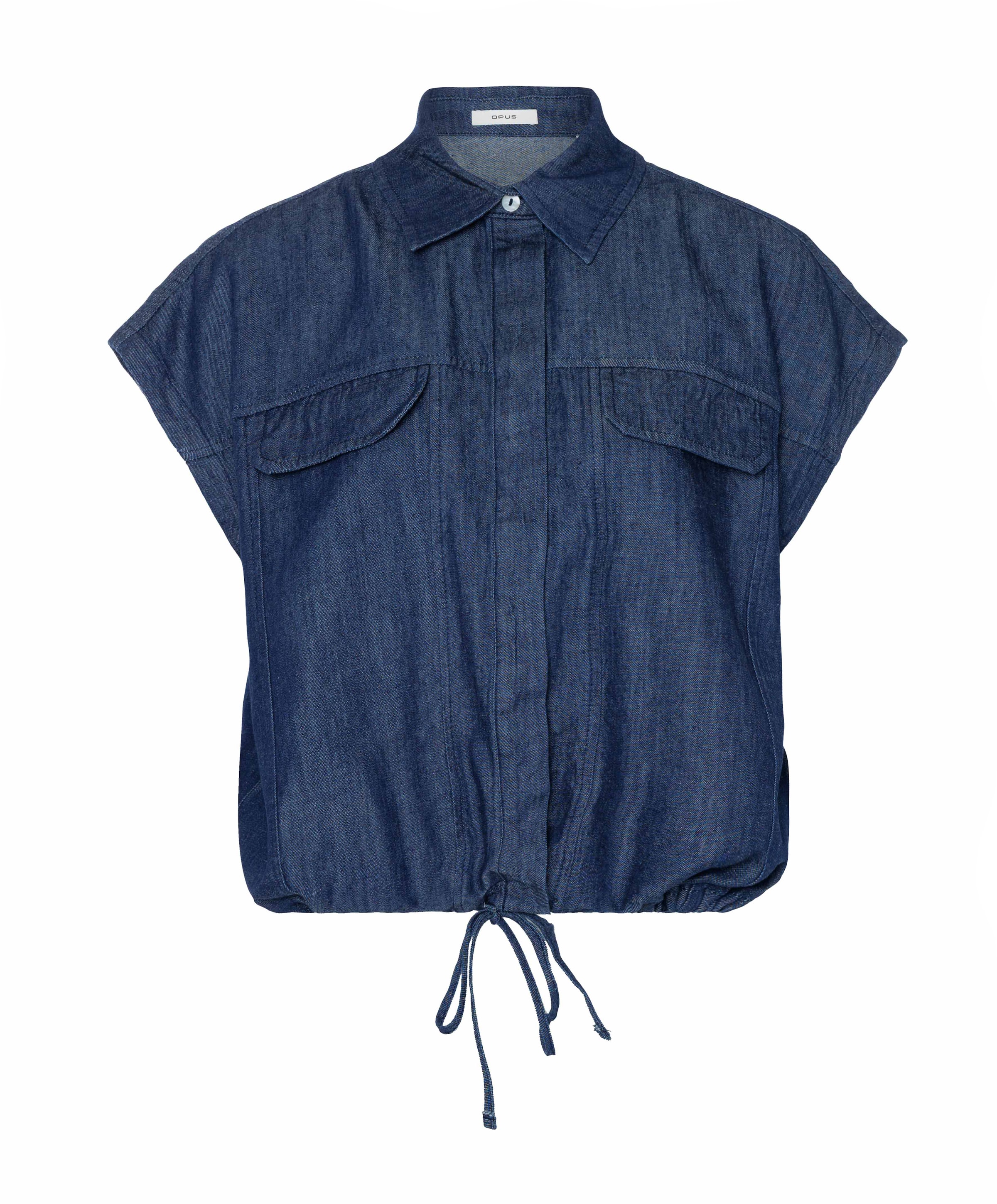 Dames blouse blauw
