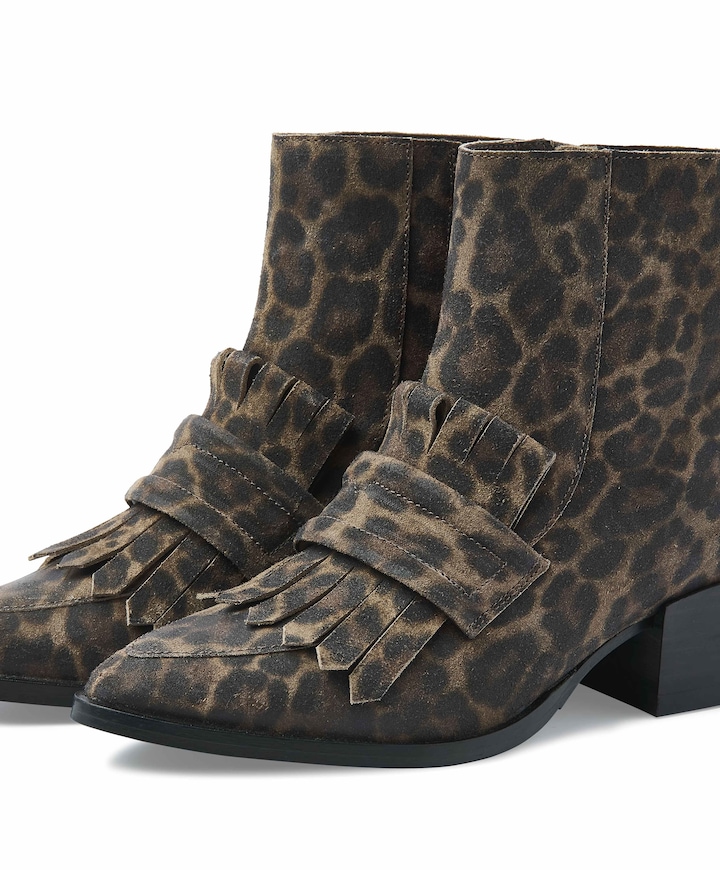 Rose Hannah dames enkellaarzen bruin