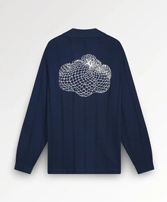 Heren longsleeve blauw