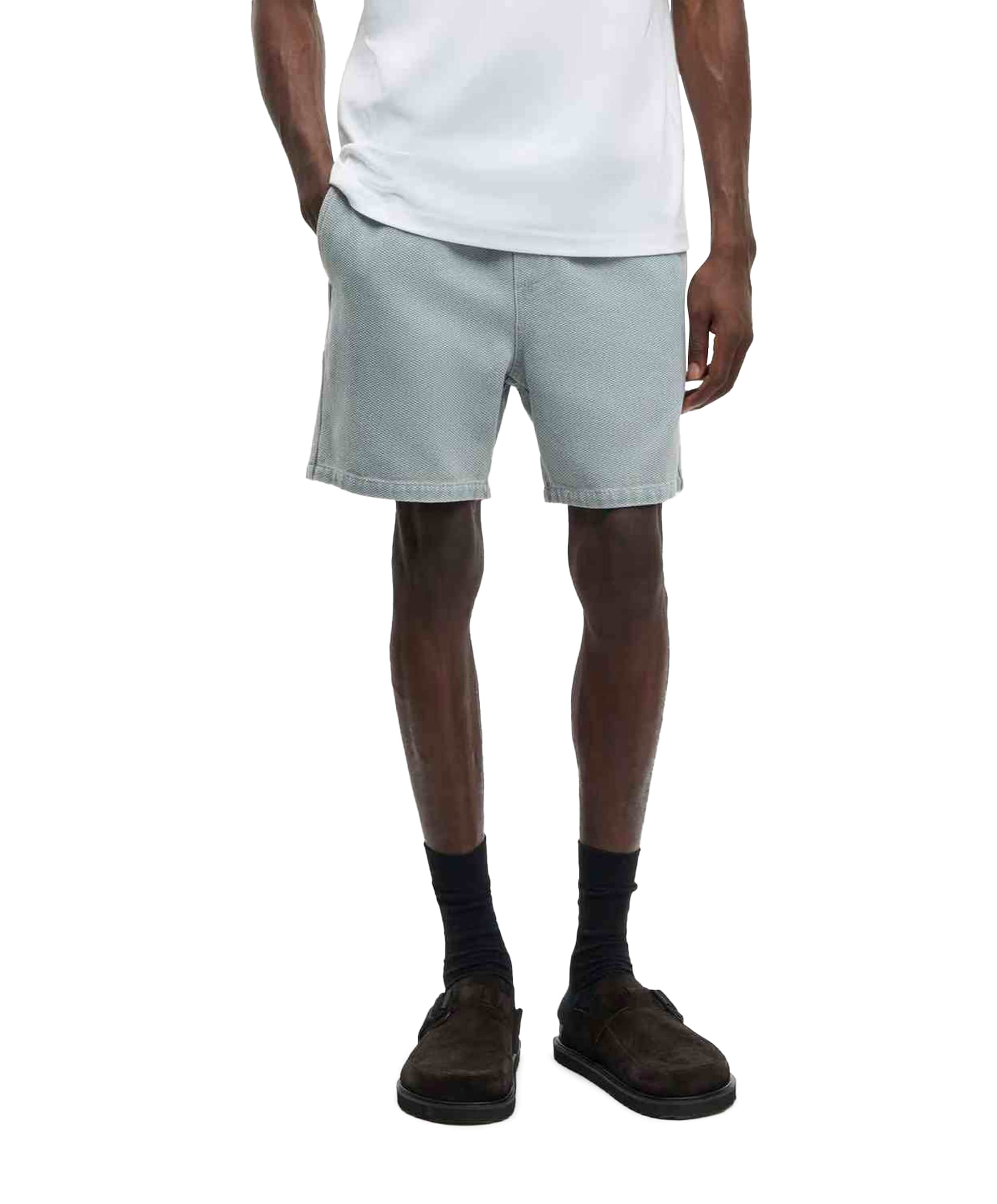 Sajabari heren korte broek blauw