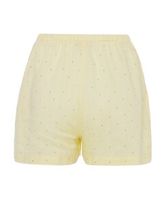Dames short geel