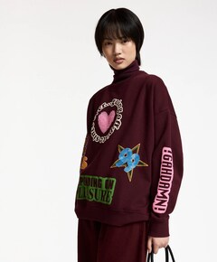 Dames sweater bordeaux