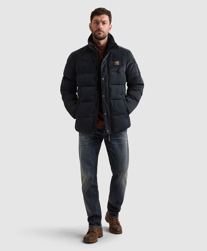 Heren jas blauw