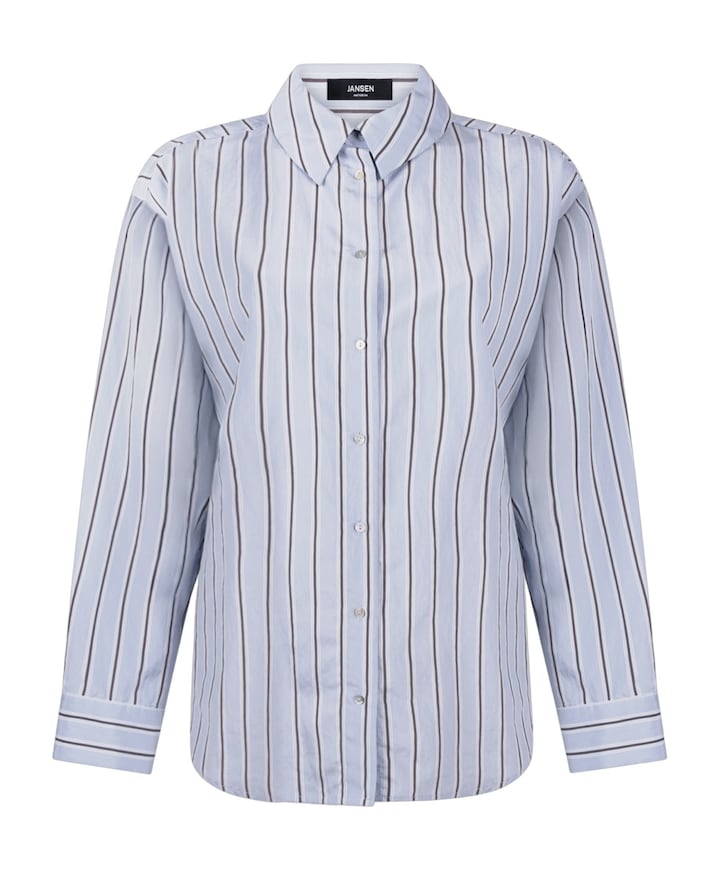Dames blouse blauw