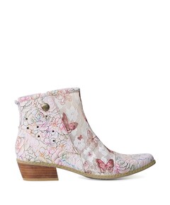 dames enkellaarzen roze