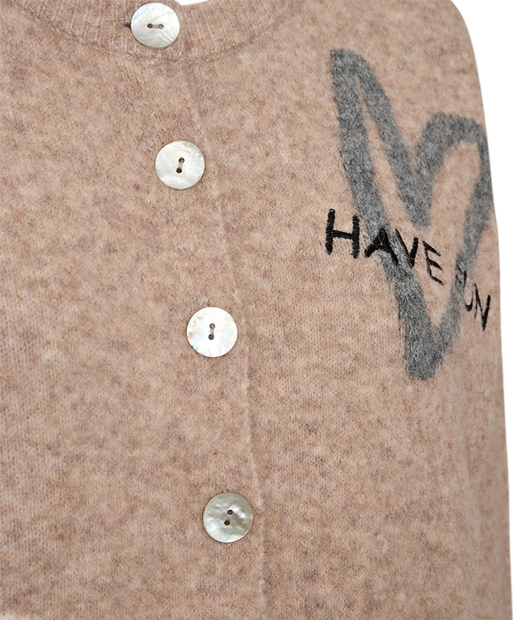 Dames vest beige